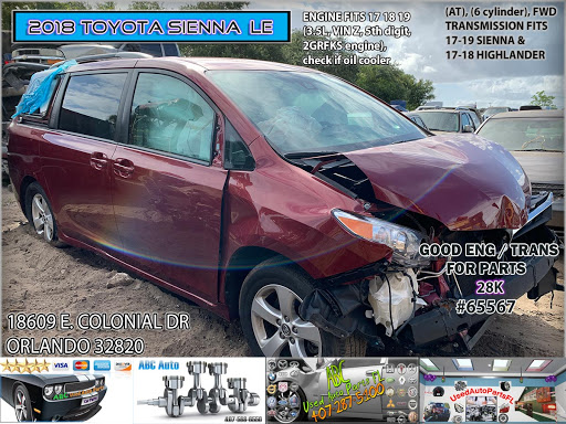 Used Auto Parts Store «ABC Used Auto Parts», reviews and photos, 18609 E Colonial Dr, Orlando, FL 32820, USA