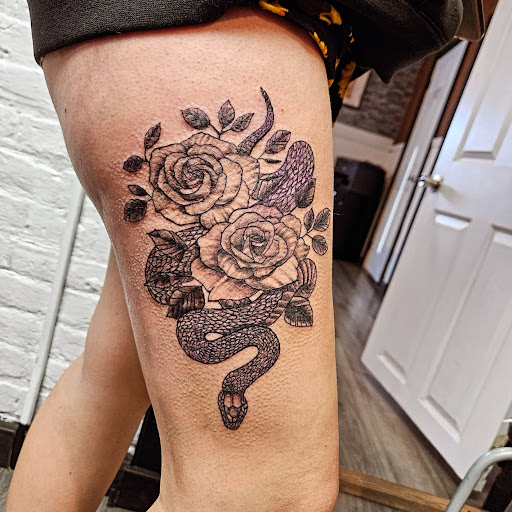 Explore tattoo ideas for law enforcement, creative tattoo ideas in Cumberland, available at Queen City Ink