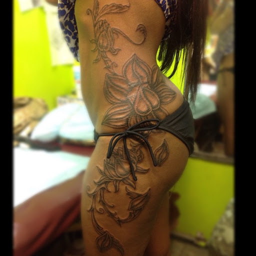 Explore last name tattoo ideas male, creative tattoo ideas in Baltimore, available at Island City Tattoos