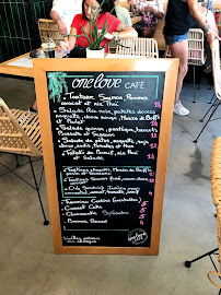 Menu / carte de One Love Cafe à Nice