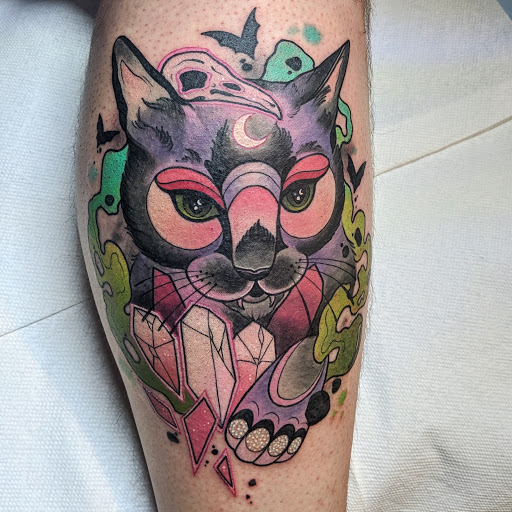 Explore flower tattoo ideas for men, creative tattoo ideas in College Station, available at Legacy Tattoo Lounge