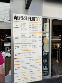Alis SUPERFOOD à Munich menu