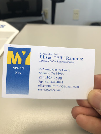 Nissan Dealer «MY Nissan», reviews and photos, 222 Auto Center Cir, Salinas, CA 93907, USA