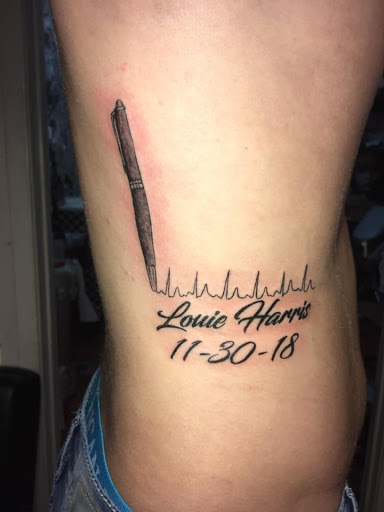 Explore first born son tattoo ideas for dad, creative tattoo ideas in Jonesboro, available at Immortal Ink