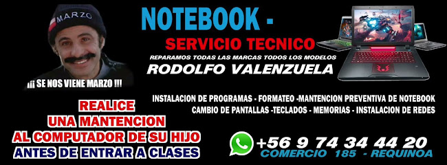 Servicio técnico notebook Requinoa