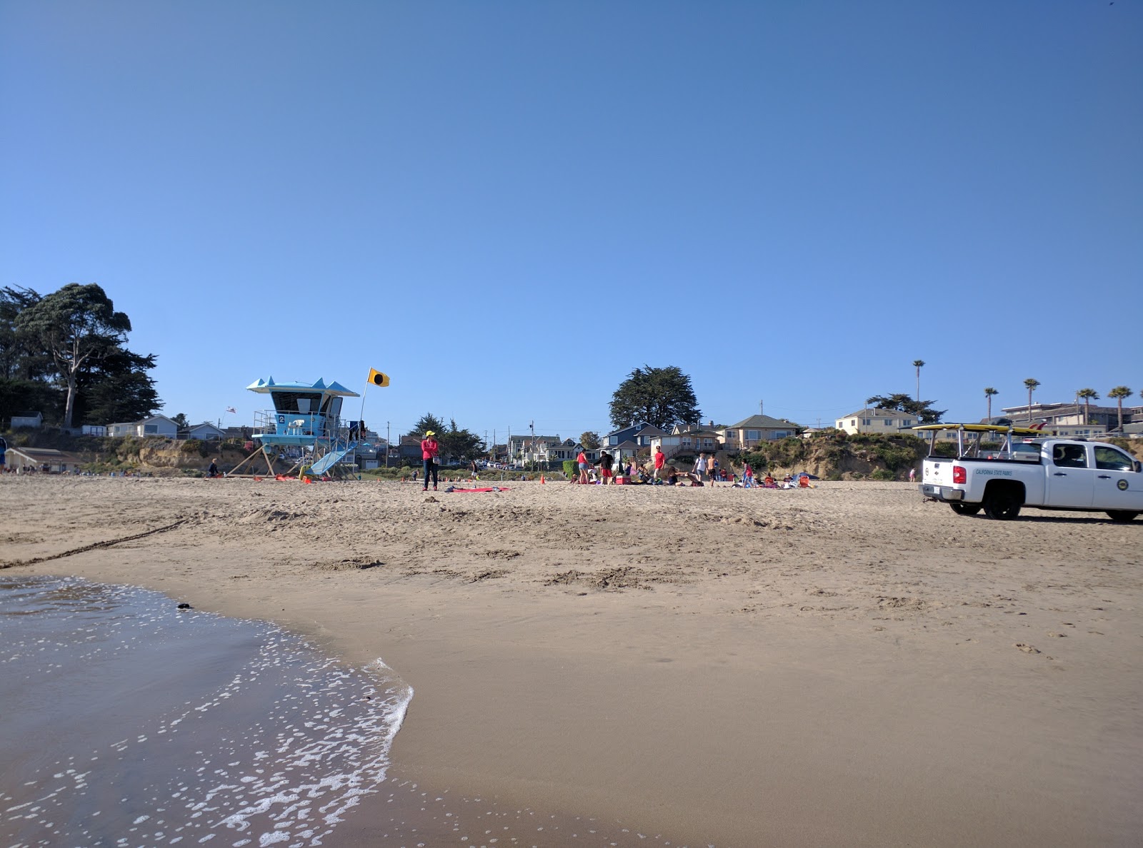 Photo of Seabright Beach surrounded by mountains