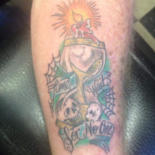 Explore aztec tattoo sleeve ideas, creative tattoo ideas in Savannah, available at Tattoo Addictions