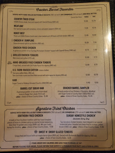 American Restaurant «Cracker Barrel Old Country Store», reviews and photos, 110 Hancock Ln, Mt Holly, NJ 08060, USA