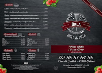 Restaurant Okla grill & pizza à Orléans (la carte)