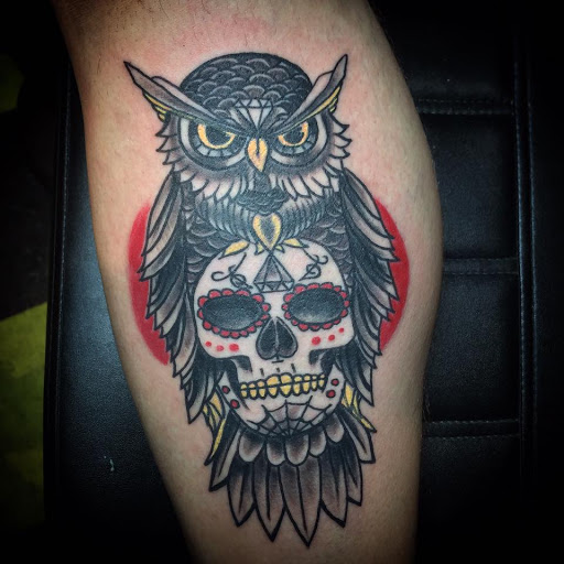 Explore dog collar tattoo ideas, creative tattoo ideas in Ronkonkoma, available at Ink Buster Tattoo