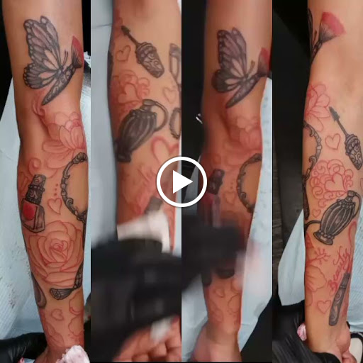 Explore family tree tattoo ideas for guys, creative tattoo ideas in Detroit, available at Swagg Shop (tattoos and piercings)