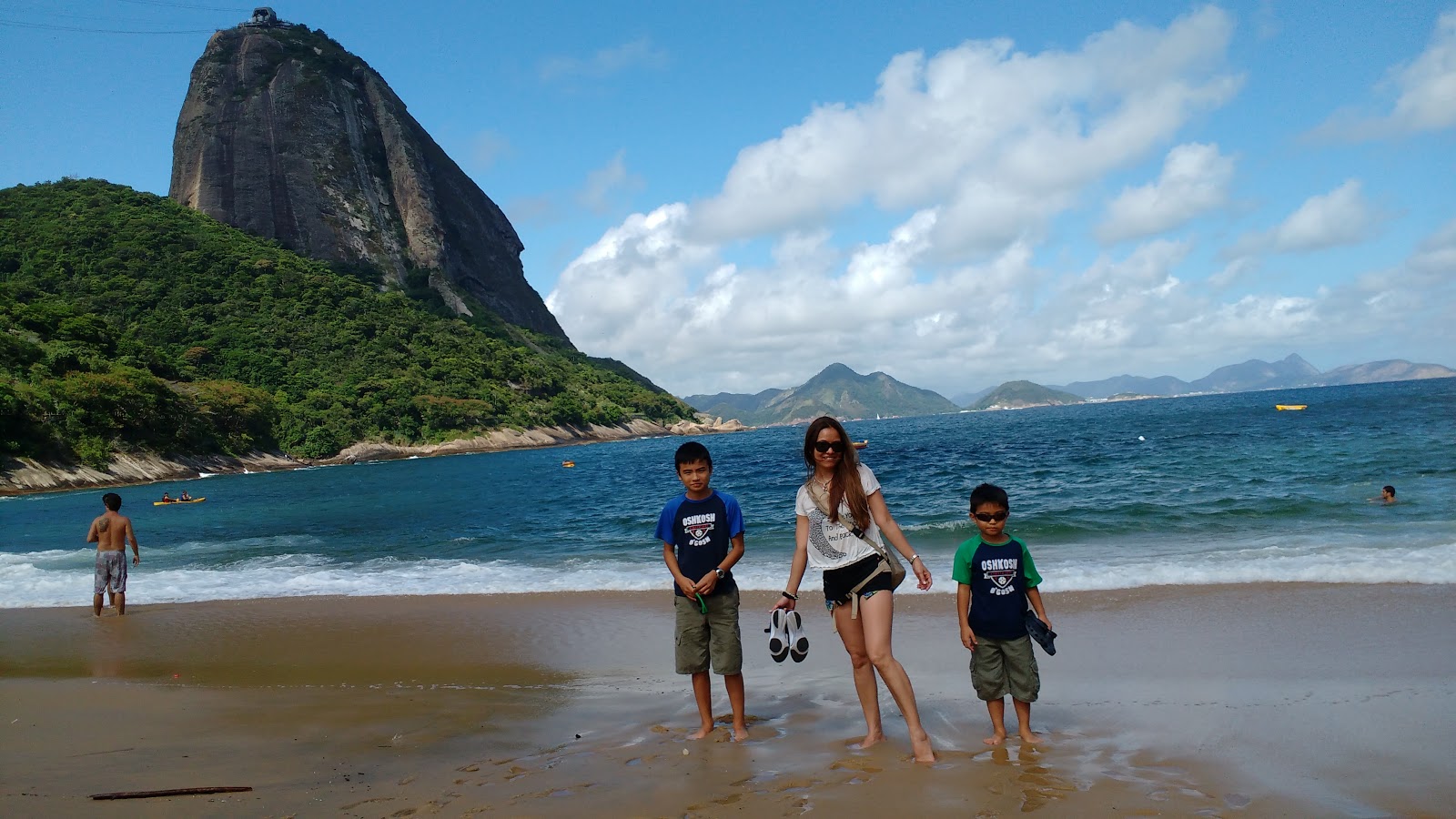 Photo of Fora Beach backed by cliffs