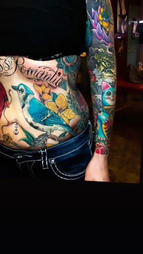 Explore old english tattoo ideas, creative tattoo ideas in Tacoma, available at Tsunami Tattoo