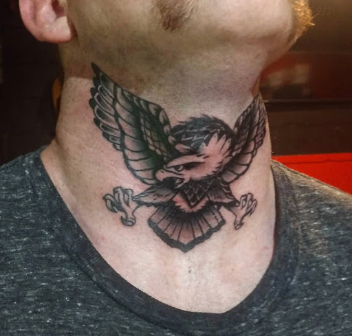 Explore black and gray tattoo ideas, creative tattoo ideas in Lander, available at Blackblood Tattoo and Piercing