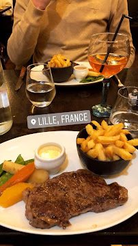 Faux-filet du Restaurant français Chez Max Bistrot Lillois à Lille - n°19