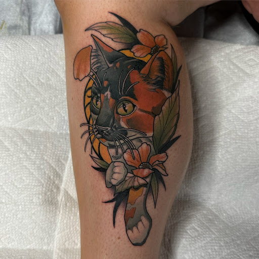 Explore cool female tattoo ideas, creative tattoo ideas in Hadley, available at Great Spirits Tattoo Company