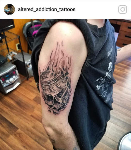 Explore tattoo gap filler ideas, creative tattoo ideas in Hudson Falls, available at ALTERED ADDICTION TATTOOS