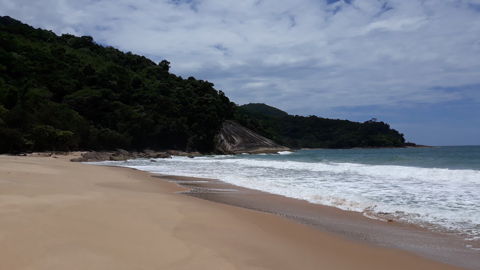Photo of Brava do Frade Beach with blue pure water surface
