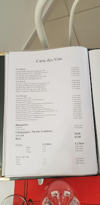 Restaurant MAS MODESTE à Puichéric (le menu)