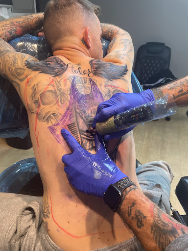 Explore wolverine tattoo ideas, creative tattoo ideas in Fort Wayne, available at Grade A Tattoos and Body Piercing