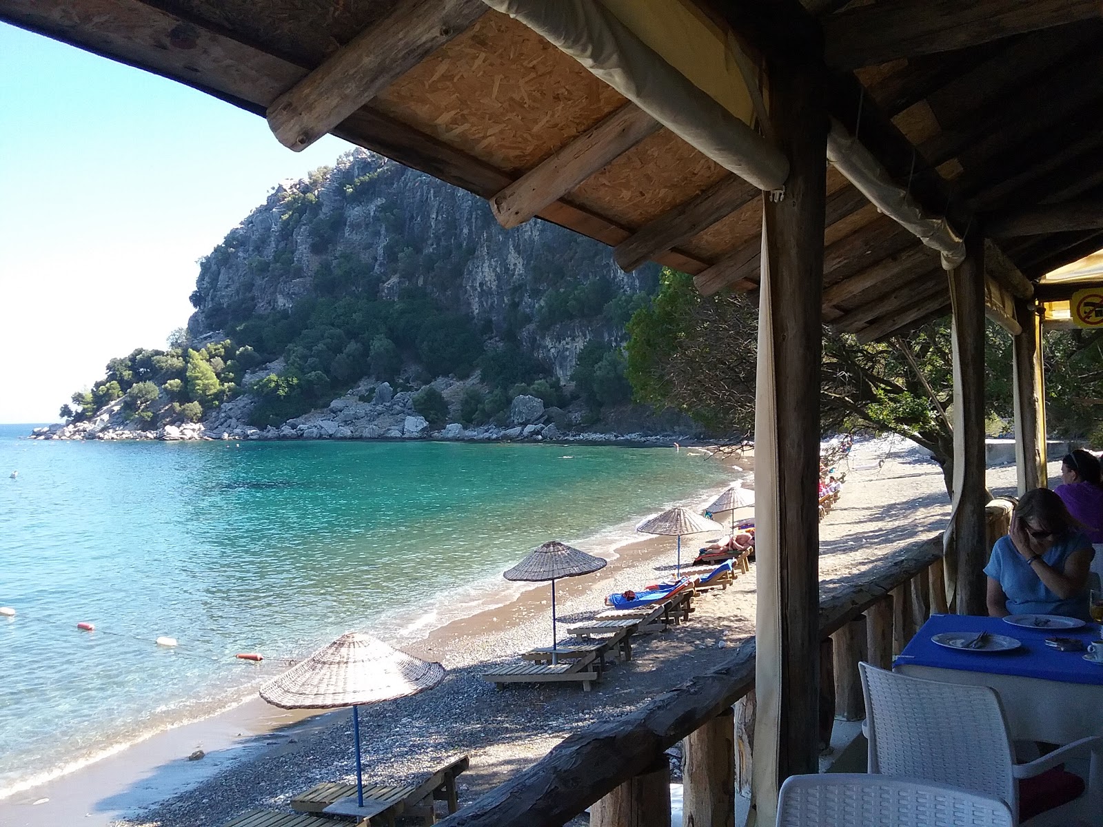 Foto di Amos beach area del resort sulla spiaggia