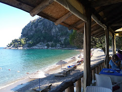 Amos beach'in fotoğrafı plaj tatil beldesi alanı