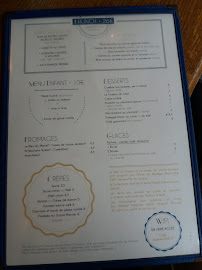 Manfred à Paris menu