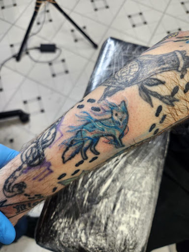 Explore monster hunter tattoo ideas, creative tattoo ideas in El Paso, available at R&R tattoo and piercing studio