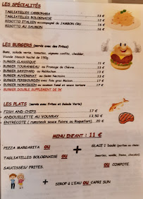 Menu du La Salamandre à Amboise