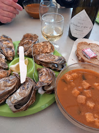 Huître du Restaurant de fruits de mer Dégustation Tonneau Huîtres et Moules à Le Vivier-sur-Mer - n°11