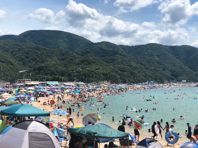 水晶浜 海の家 シードリーム 福井県美浜町竹波 屋根付き施設 グルコミ