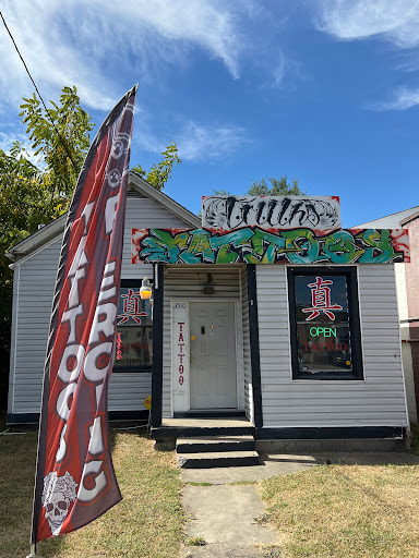 Explore front thigh tattoo ideas for women, creative tattoo ideas in Louisville, available at TRUTHS TATTOOS