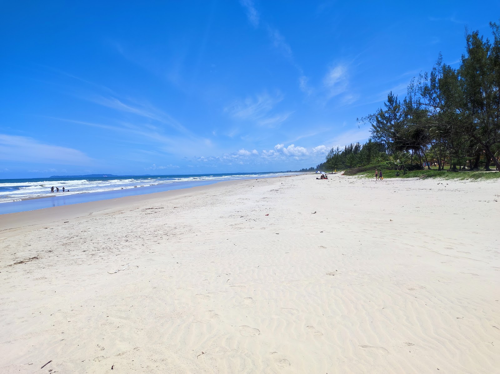 Foto di Praia de Taquari con una superficie del sabbia beige
