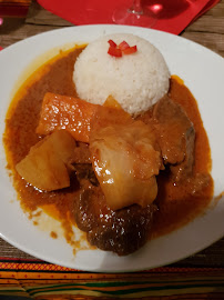 Poulet au curry du Restaurant de spécialités d'Afrique de l'Ouest Le Village à Paris - n°20