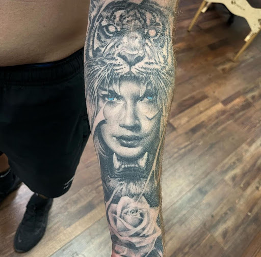 Find small cat tattoo ideas for your next unique tattoo in Fresno at American High Voltage Tattoo