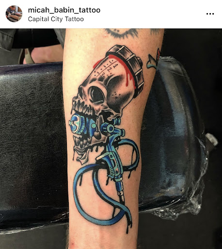 Explore mens neck tattoos ideas, creative tattoo ideas in Baton Rouge, available at Capital City Tattoo