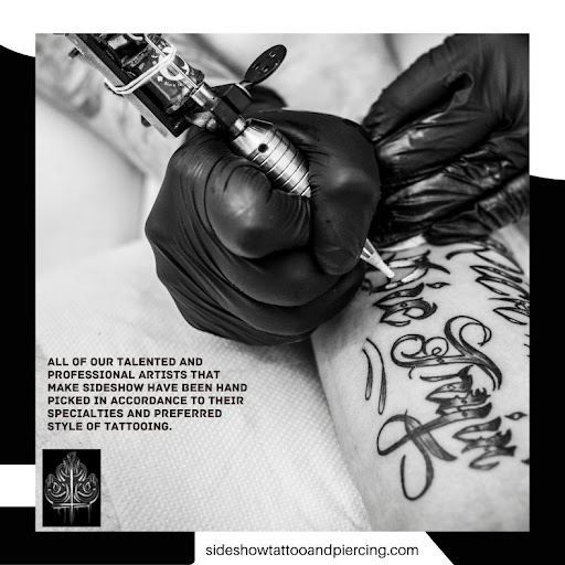 Explore tattoo placement ideas male, creative tattoo ideas in San Diego, available at Sideshow Tattoo and Piercing
