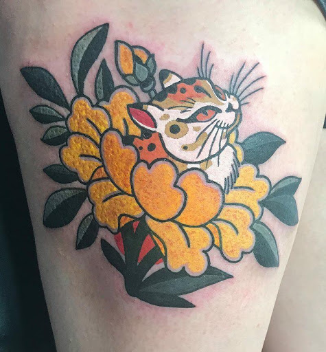 Explore tattoo ideas hunting, creative tattoo ideas in Batavia, available at High Voltage Tattoo & Piercing