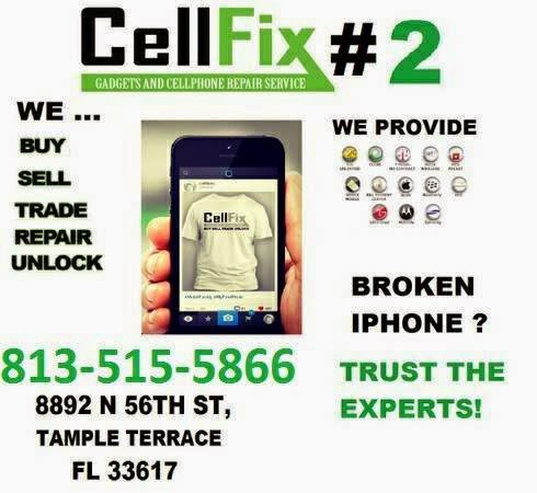 Cell Phone Store «CELLFIX - CELLPHONE REPAIR- TEMPLE TERRACE», reviews and photos, 8892 N 56th St, Temple Terrace, FL 33617, USA