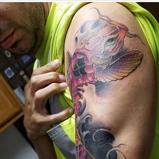 Explore tattoo ideas flags, creative tattoo ideas in Keyport, available at Taboo Tattoos