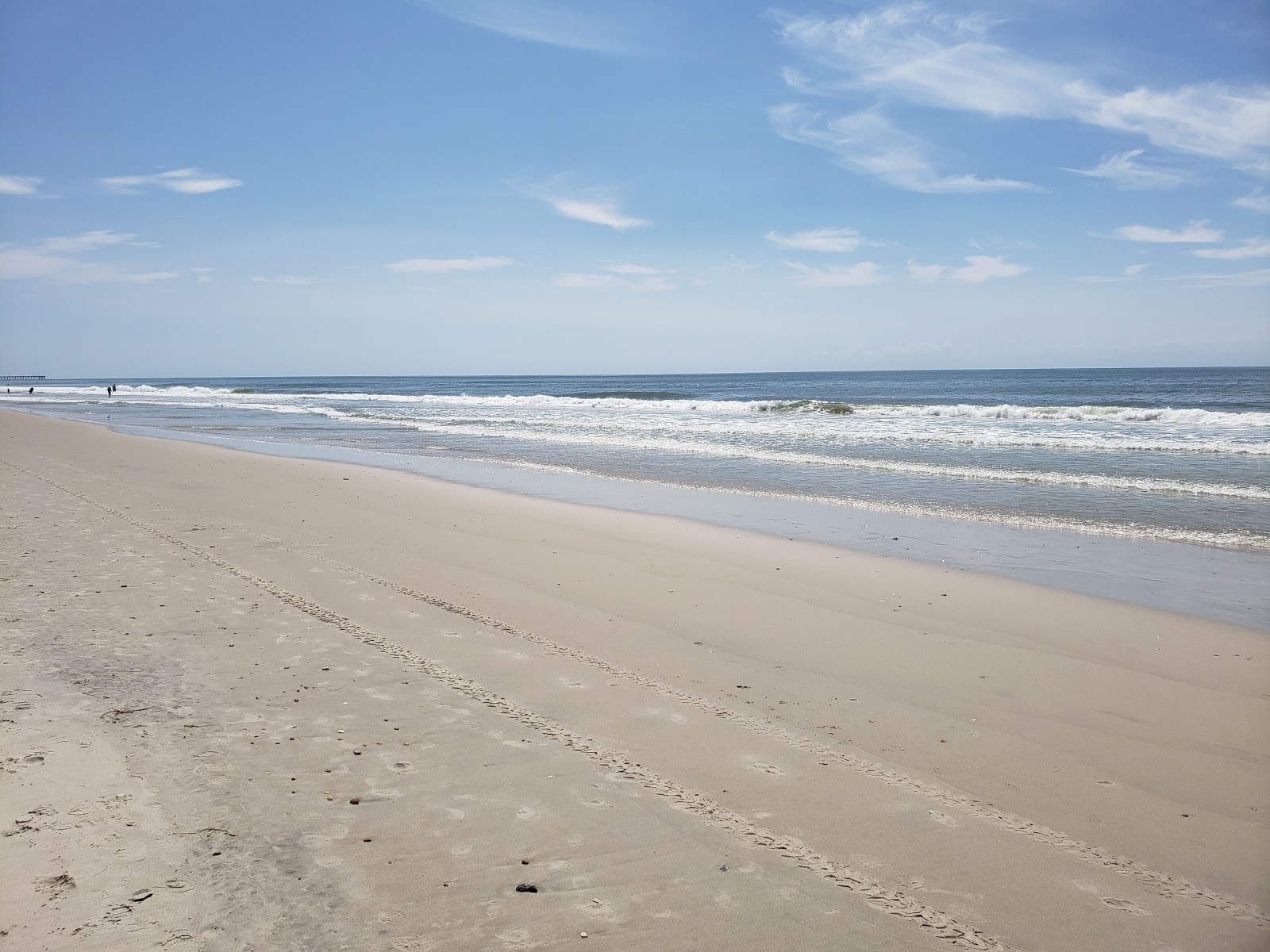 Fotografie cu North Topsail beach cu drept și lung