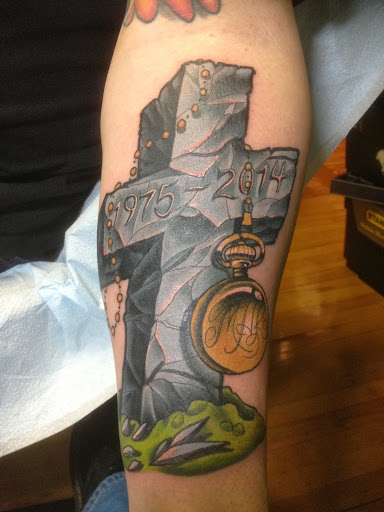 Explore cookie monster tattoo ideas, creative tattoo ideas in Albany, available at Dead Presidents Lounge