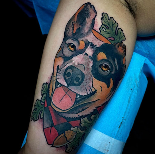 Explore snake sleeve tattoo ideas, creative tattoo ideas in San Diego, available at Remington Tattoo Parlor