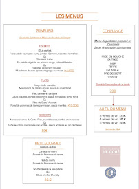 Menu / carte de LE COHÉ - Restaurant à Pessac, près de Bordeaux à Pessac