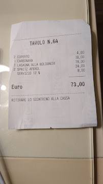 Restaurant de spécialités de Venise Ristorante Caffè Saraceno à Venice (le menu)