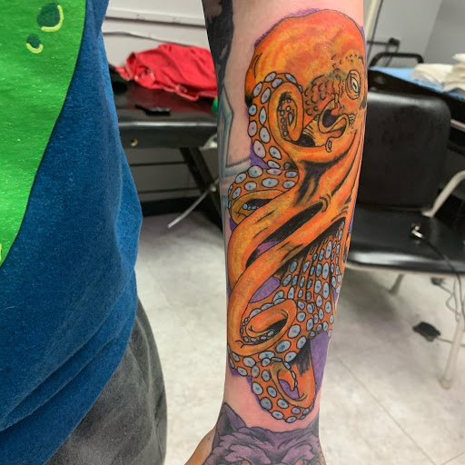 Explore papa bear tattoo ideas, creative tattoo ideas in Hudson Falls, available at ALTERED ADDICTION TATTOOS