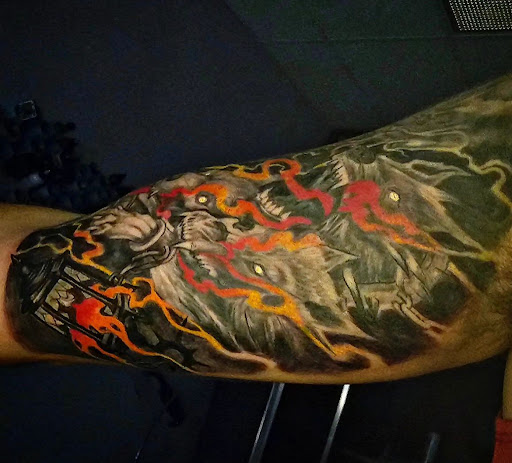 Explore nightmare before christmas tattoo ideas, creative tattoo ideas in Kenosha, available at Kenosha Tattoo Company