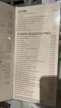 Carte du Il ristorantino della carne à Milan