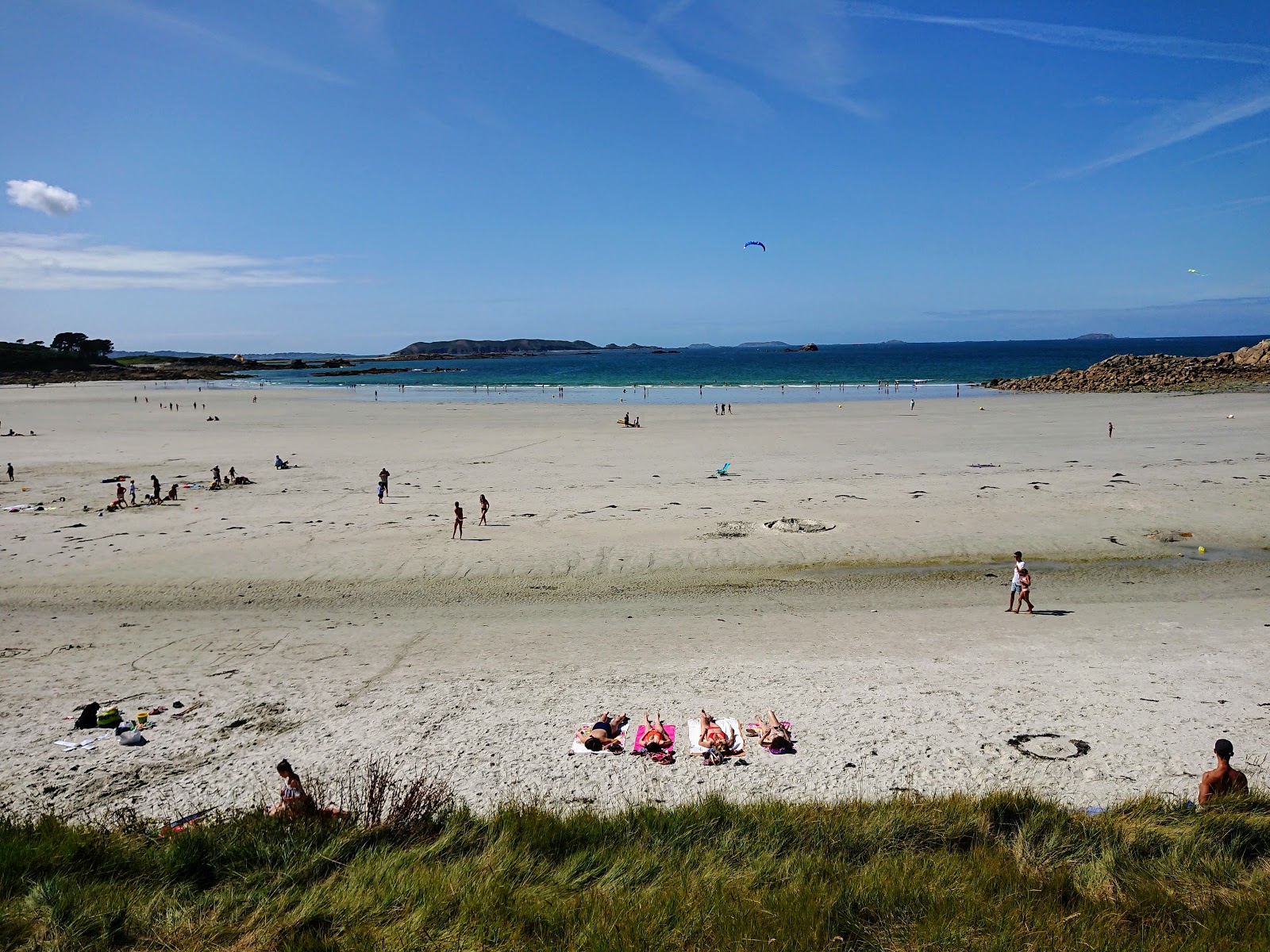 Photo of Beach Trestel and the settlement