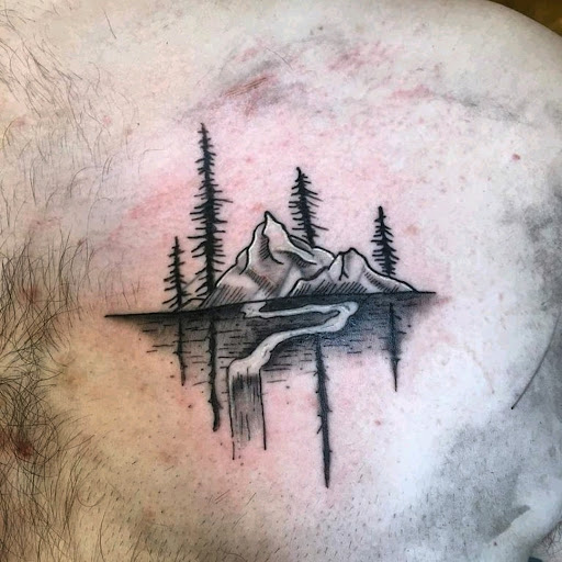 Explore fire and water tattoo ideas, creative tattoo ideas in Vancouver, available at Studio X Tattoos & Piercings